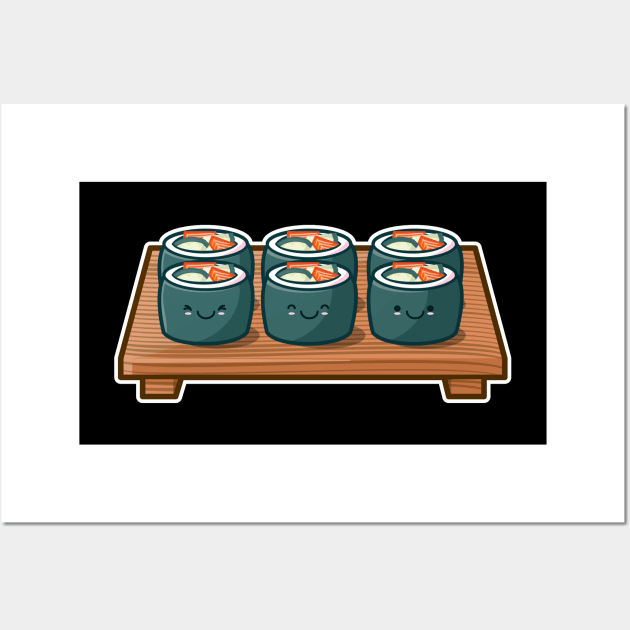 Sushi Rolls Wall Art by Hixon House